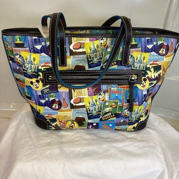 Disney Dooney & Bourke Tote Epcot Food & Wine Festival 2016 New with Tags - Picture 6 of 12